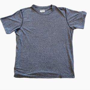 Columbia Omni-Wick Advanced Evaporation Short Sleeve Tee Blue/White Size Large